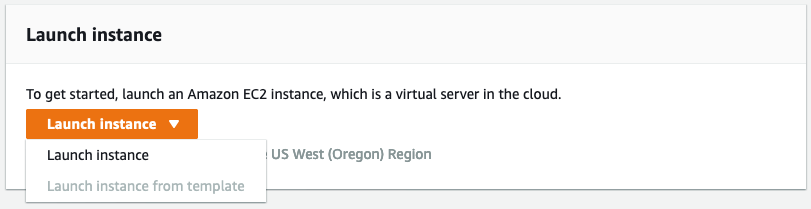 Launch Instance